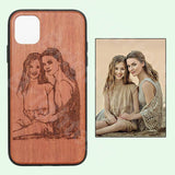 Wood Graving Phone Case Made Your Own